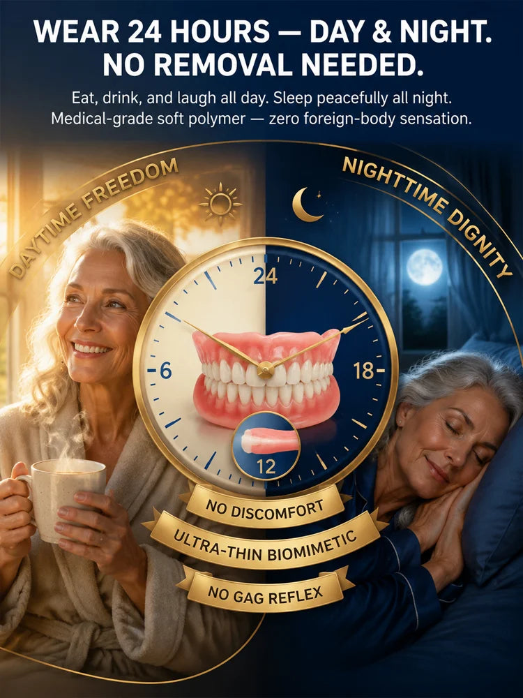 Comfort-fit decorative denture set