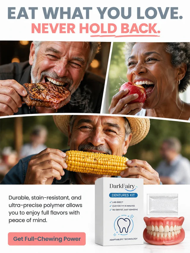 Instant Full Restoration Dentures – Fit At Home In Minutes